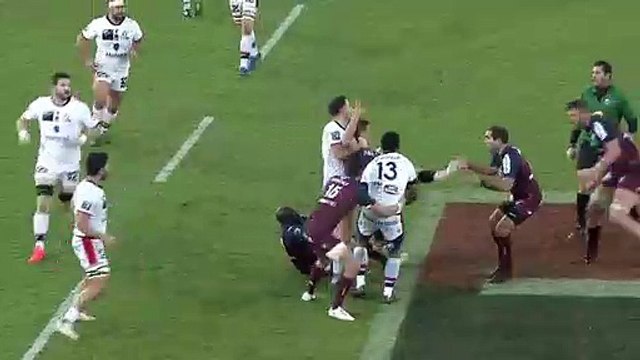 TOP 14 - Essai de Cameron WOKI (UBB) - Bordeaux-Bègles - Lyon - J14 - Saison 2020/2021
