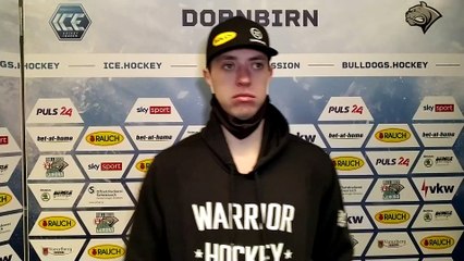 Stefan Häussle nach dem Spiel gegen Linz