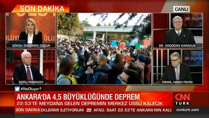 Son dakika haberi: Ankara'da korkutan deprem! | Video