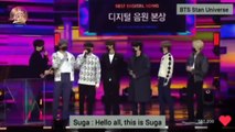 (Eng Sub) BTS Suga speech at Golden Disc Awards 2021