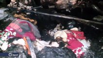 إصابة عدد من النازحين جراء حريق ضخم في مخيم قرب مدينة الدانا شمال إدلب