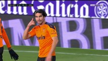 Valladolid 0-1 Valencia: Goal Carlos Soler