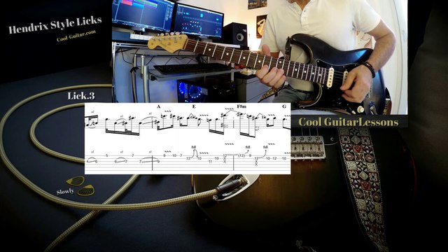 Guitar Lessons (Jimi Hendrix Licks Guitar Lessons).