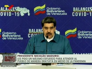 Mandatario venezolano instruye llevar al máximo nivel las brigadas médicas nuevamente