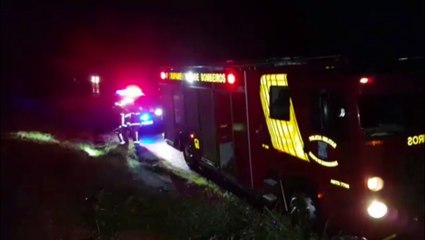 Casal e criança ficam feridos em capotamento de automóvel na BR-467, em Cascavel