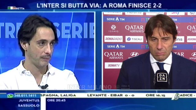 ROMA-INTER 2-2 POST-MATCH *TRAMONTANA: VEDO UN'INTER CHE HA TIMORE NEI MOMENTI PIÙ IMPORTANTI.