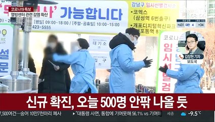 신규확진 500명 안팎 나올듯…밤 9시까지 432명
