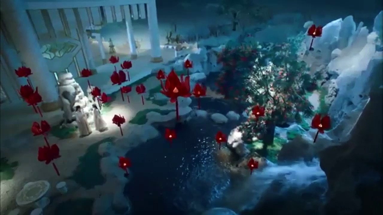 The handsome Phoenix and the Pretty Fairy is finally together Kiss Scene CDrama Chinese Drama - Ashes of Love 香蜜沉沉烬如霜 YT