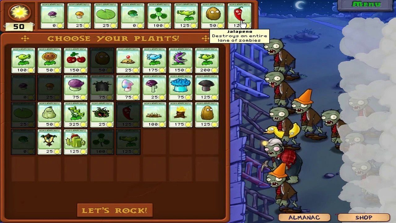 Getting Starfruit - Adventure - Level 4-6 - Plants Vs Zombies