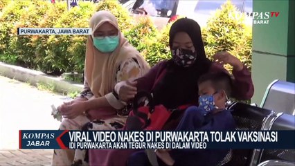 Usir Jenuh, Nakes di Purwakarta Tik Tok Tolak Vaksinasi