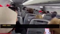 Uçuş sırasında taşkınlık yapan Trump destekçilerine pilottan tehdit