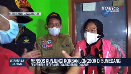 Mensos Desak Petugas Segera Evakuasi Korban Longsor Sumedang