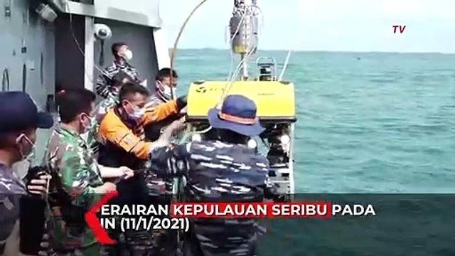TNI Turunkan Robot Penyelam ROV Cari Black Box Sriwijaya Air SJ182