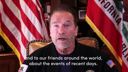 Arnold Schwarzenegger compare l’assaut contre le siège du Congrès à la "Nuit de Cristal" de 1938 en Allemagne, quand des nazis qui ont brisé les vitres des magasins tenus par des juifs