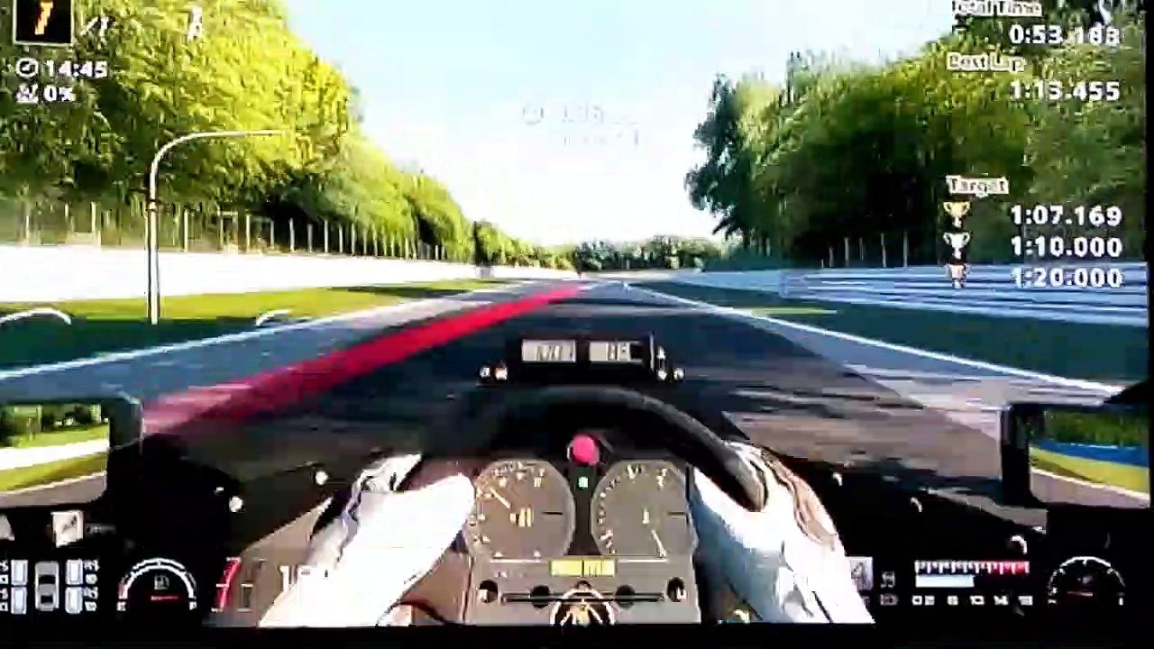 Classic F1: Ayrton Senna Lotus 97T 1985 at Brands Hatch (Manual Gearbox Mode)