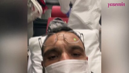 Okan Karaca koronavirüse yakalandı! Hastaneye götürülme anlarını hayranlarıyla paylaştı...