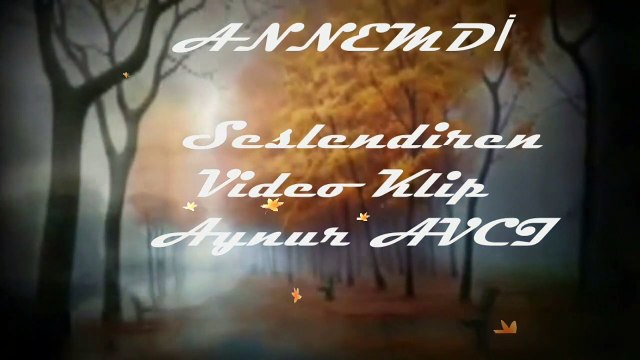 ANNEMDİ**yazan **seslendiren** video klip ** Aynur AVCI ..
