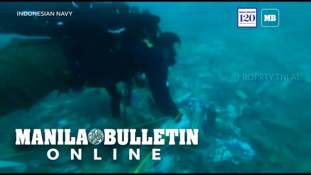 Underwater search operation of crashed Indonesian jet