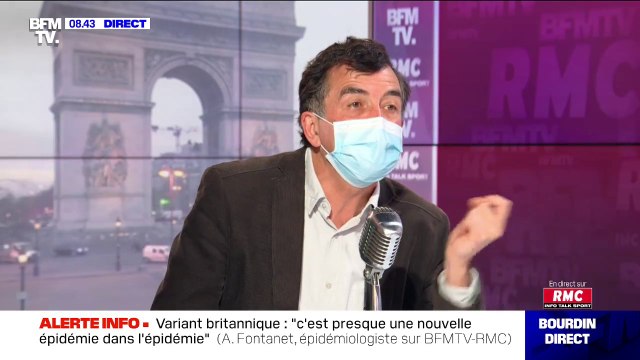 Covid-19: l'épidémiologiste Arnaud Fontanet rappelle que les personnes doivent s'isoler dès le début des symptômes