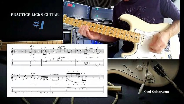 Guitar Lessons (Practice Licks Guitar)