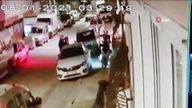 Maltepe'de dakikalar içerisinde motosiklet hırsızlığı kamerada