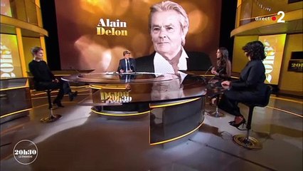 Anouchka Delon sur le plateau du "20h30" de France 2, le 10 janvier 2021.