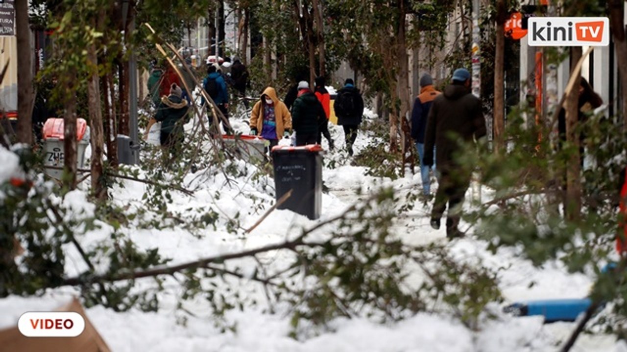 Spain paralysed by snowstorm, sends out vaccine, food convoys
