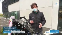 Dakar 2021 : Préparation du nordiste Pierre Cherpin, pilote de moto amateur