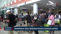 Menparekraf  Tinjau Penerapan Prokes di Bandara Komodo Labuan Bajo