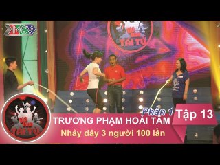 Thử thách nhảy dây 3 người 100 lần - GĐ chị Hoài Tâm | GĐTT - Tập 13 | 13/12/2015