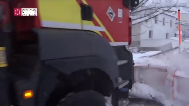 Los efectos de Filomena fuera de Madrid