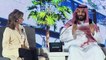 لحظة إطلاق ولي العهد السعودي محمد بن سلمان مشروع ذا لاين