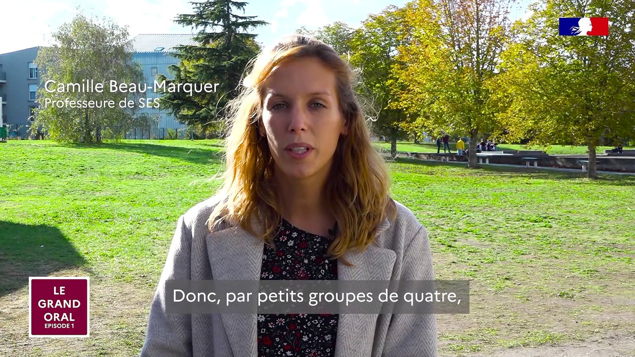 Le Grand Oral - Suivi d'une classe de terminale