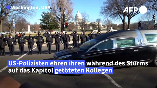 Abschied von getötetem US-Polizisten