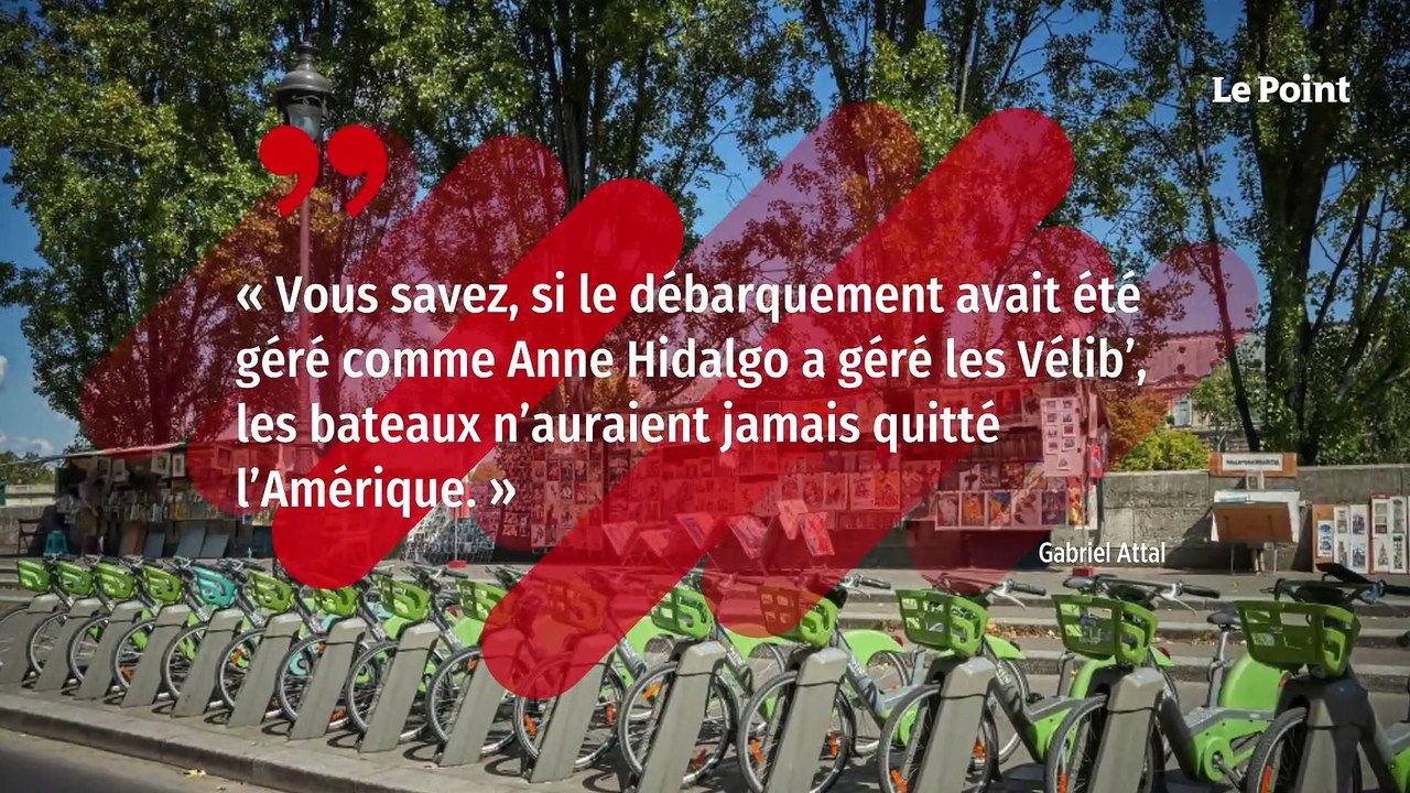 Vélib', Autolib'… Gabriel Attal tire à boulets rouges sur Anne Hidalgo