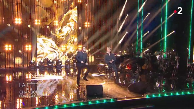 Patrick Fiori et Florent Pagny chantent J'y vais en live sur France 2