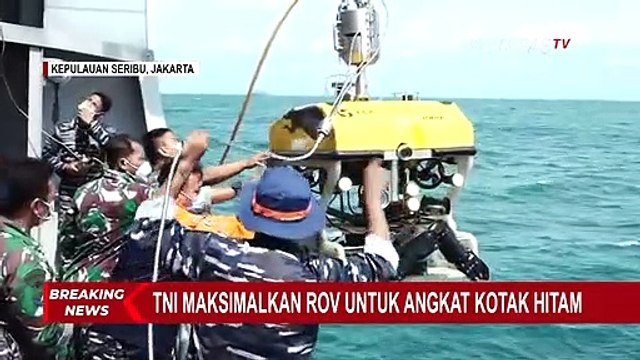 TNI Maksimalkan ROV untuk Angkat Black Box Sriwijaya Air SJ182