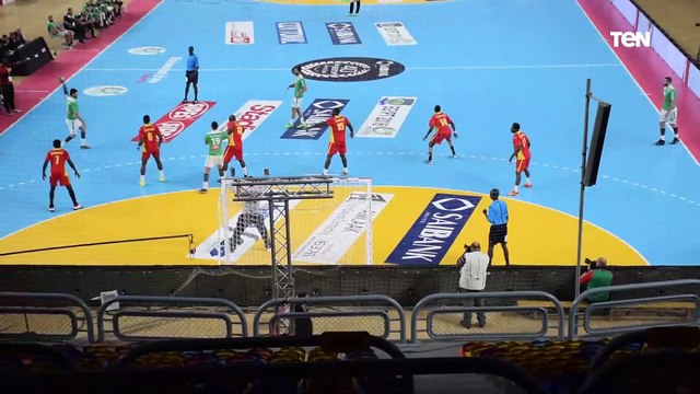 الصالة المغطاة باستاد القاهرة بعد تطويرها وتجهيزها لافتتاح مونديال كرة اليد 2021