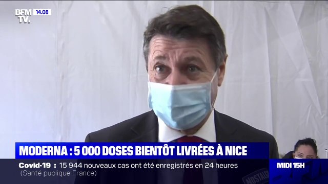 Vaccins: Christian Estrosi, le maire de Nice, se tient prêt et opérationnel à recevoir les 5 000 doses du vaccin Moderna