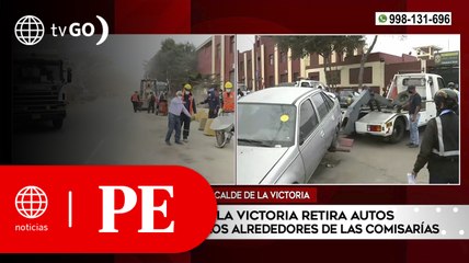 Municipalidad de La Victoria retiró autos abandonados | Primera Edición