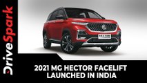 2021 MG Hector Facelift Launched In India | Prices, Specs, Design, Interior Updates & More