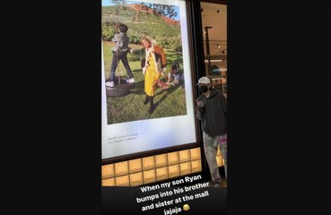 El hijo de Marc Anthony posa con su antigua madrastra Jennifer Lopez en una divertida fotografía