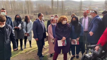 Gazeteciler 3 bin yıllık tarihe sahip Ayazini köyünü gezdi