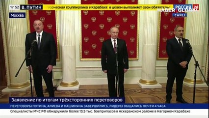 Moskova'da Karabağ zirvesi sona erdi