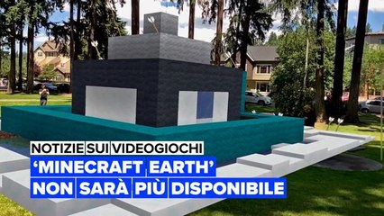 Notizie sui videogiochi: 'Minecraft Earth' non sarà più disponibile