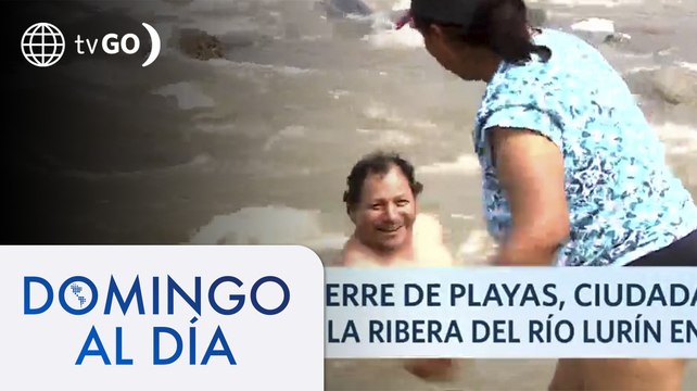 Ciudadanos visitan la ribera del río Lurín en Manchay tras cierre de playas | Domingo Al Día