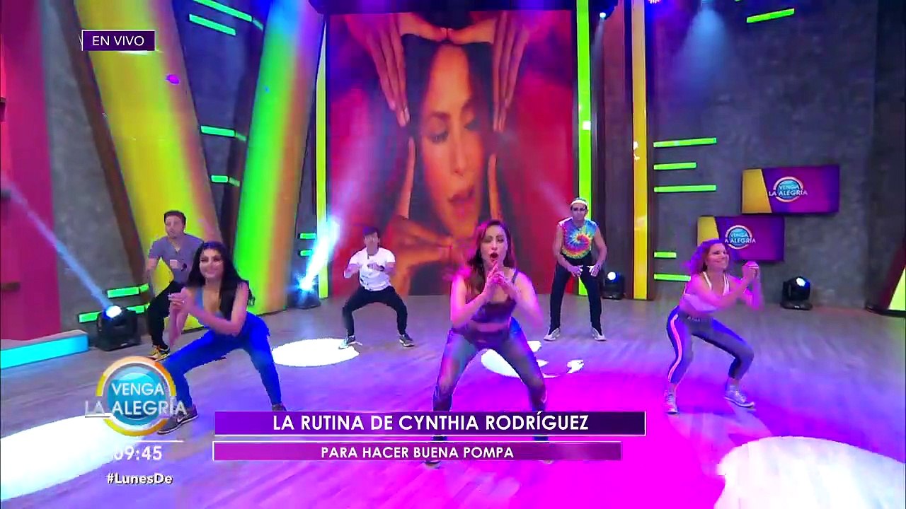 Actívate con los ejercicios de Cynthia. ¡Este día pondremos en forma los glúteos! | Venga La Alegría