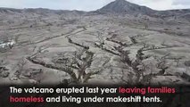 Eerie Drone Footage of Taal Volcano Eruption One Year Later