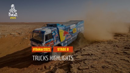 #DAKAR2021 - Stage 8 - Sakaka / Neom - Truck Highlights