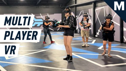 I experienced Zero Latency VR with my mom and it was hilarious